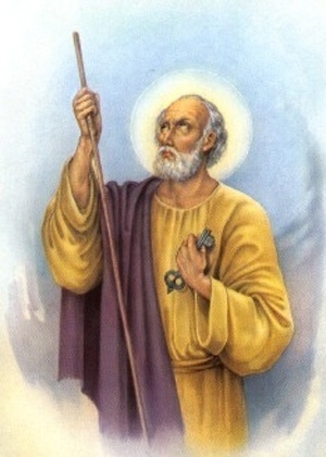 São Pedro é o fundador da igreja católica e protetor dos pescadores e das viúvas - Reprodução