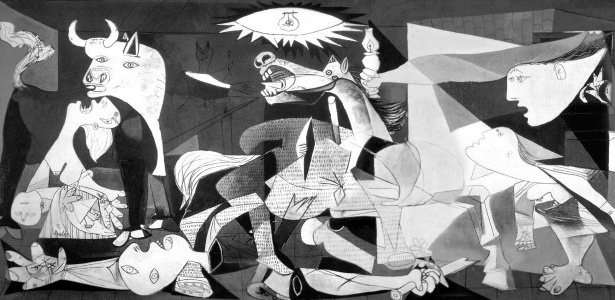 "Guernica", painel de Pablo PIcasso - Reprodução - Reprodução