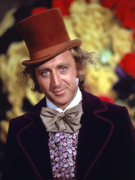 Gene Wilder como Willy Wonka, de "A fantástica fábrica de chocolate" (1971) - Brainpix