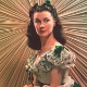 Vivien Leigh como Scarlett O'Hara, de "E o vento levou" (1939) - Reprodução